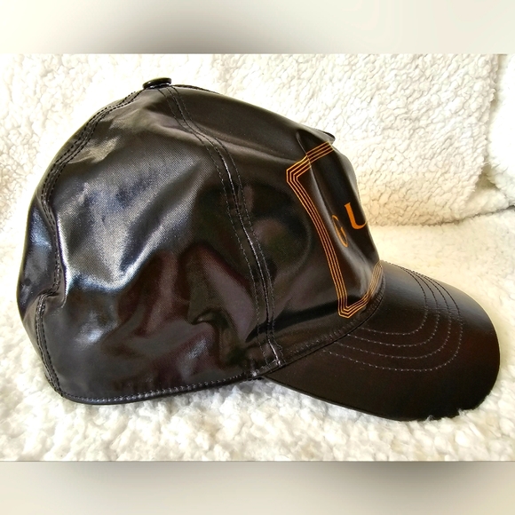💯Authentic Gucci Montecarlo Rap Baseball Cap Black - Picture 4 of 12